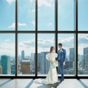 連休START【全組Amazonギフト1万付】地上150m天空チャペル×挙式体験