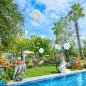 ハナユメ限定【Wedding*EXPO】憧れドレス×水上チャペル×4万美食体験