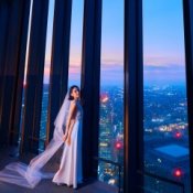 【非日常の挙式体験】地上200mの天空チャペル×夜景×貸切空間