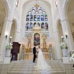 【圧巻！白亜の大聖堂】ステンドグラス輝く美空間◆憧れ花嫁体験