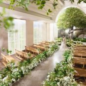 《リニューアル*室内ガーデン挙式*全額プレゼント》緑＆コスパ◎