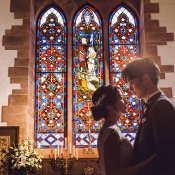 春BIG*花嫁が一目惚れ◎ステンドグラス輝く大聖堂挙式×ドレス試着×贅沢試食