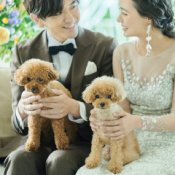 〈ペットと一緒の結婚式〉大切な家族と緑溢れる上質邸宅を貸切*黒毛牛コース試食付