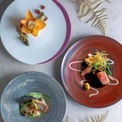 【美食フェア】“特選牛×トリュフ”4万フレンチ試食*料理ランクUP特典