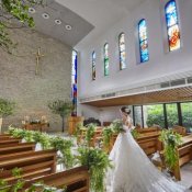 当館人気No1!■ 8大特典150万|緑包まれる挙式体験&絶品試食