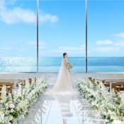 \8月OPEN!150万特典/海*光の感動挙式×ドレス無料*最新演出