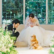 大切なペットも一緒に♪邸宅貸切&選べる3つの挙式×豪華特典