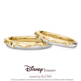 素材の組み合わせ方でさまざまなデザインが楽しめるため、個性的な結婚指輪を探している人にもおすすめ。