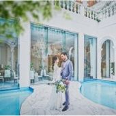 【27年7月~8月プールガーデンでの写真が映える夏婚】