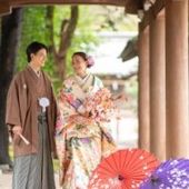 【三嶋大社で叶える和婚】本殿改修中も自然光が入る舞殿で挙式◎