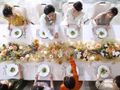 少人数の結婚式で<br>アットホームなひととき