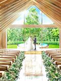 挙式シーンが映える！<br>こだわりのチャペル