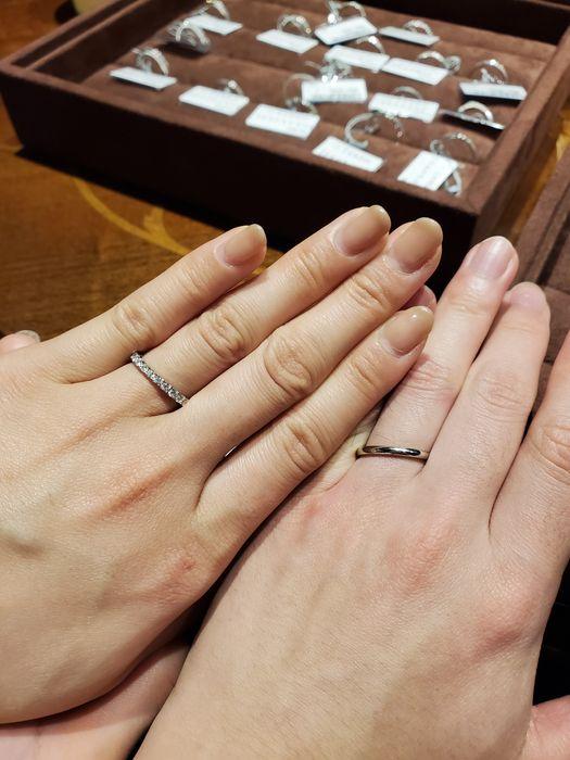 試着したときの様子