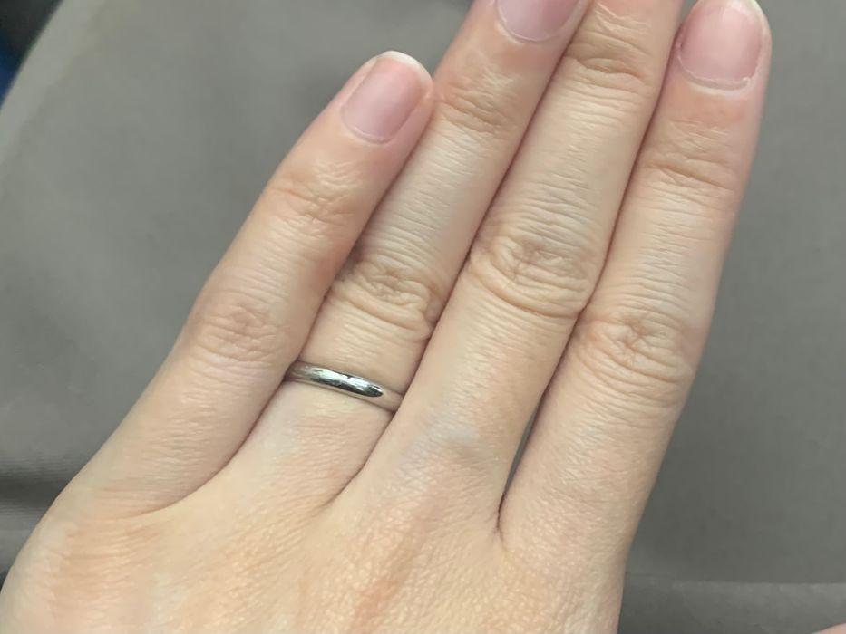 プラチナ甲丸の2.5mm幅
