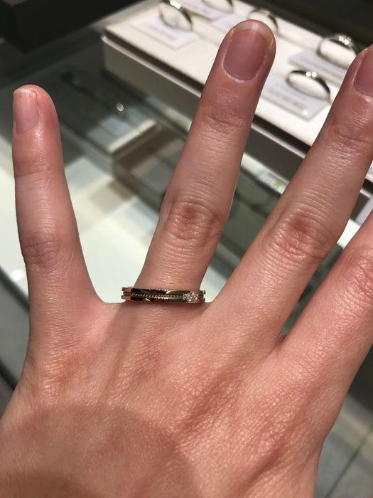 ストレートタイプのシンプルな指輪