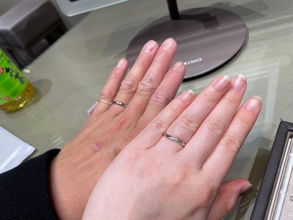 I-PRIMO プラチナリングセット アナエル結婚指輪 ペアリング プラウ