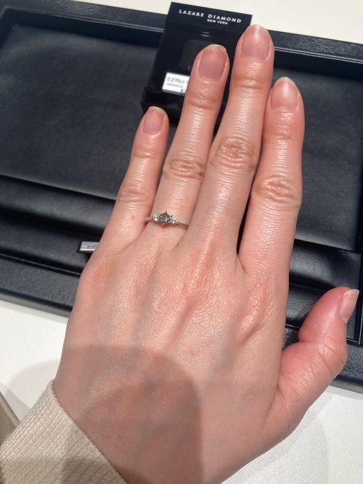 自分が購入した指輪の写真です。