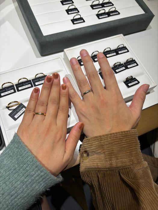 新婦 ブリス 3.0mm YG 新郎 Pt