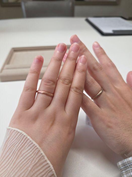 試着した指輪