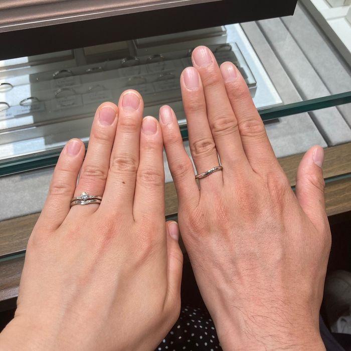 アイプリモ 結婚指輪 ペア ペアリングであることが一目瞭然なリングです。ペアリングといっ