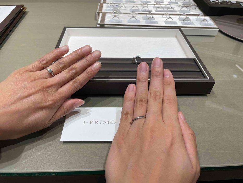 orion-オリオン-と結婚指輪を試着。その他も試着しました