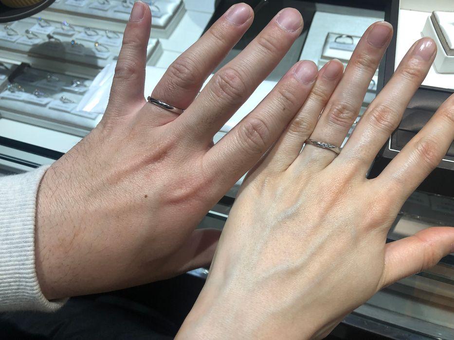 結婚指輪もたくさんの種類試せたので良かった！
